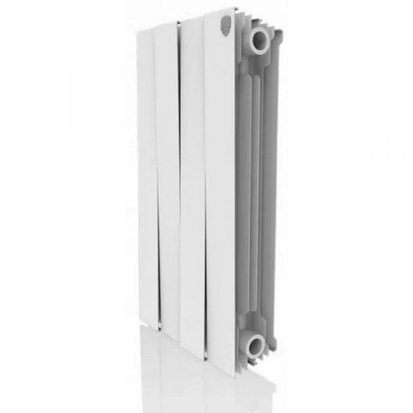 Биметаллический радиатор Royal Thermo PianoForte 500 Bianco Traffico 6 секций, белый