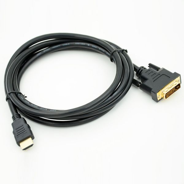 Кабель Noname HDMI (m) DVI-D (m) 3м черный 3м